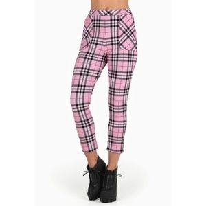 Blackmilk Sugar Tartan Cuffed Pants XS